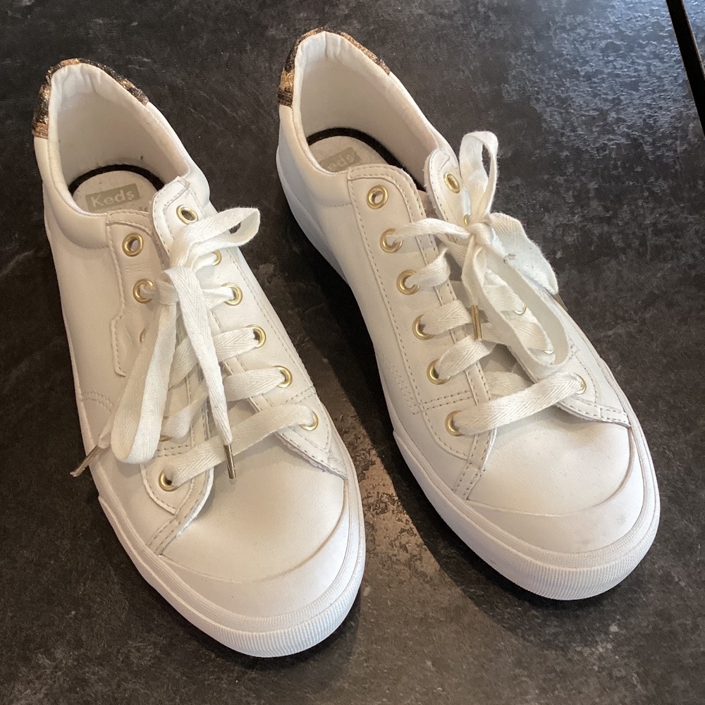 Kate Spade by Keds leather shoes NWOT